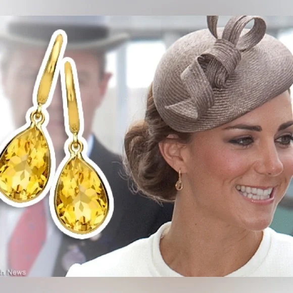 Citrine earrings - Picture 3 of 5